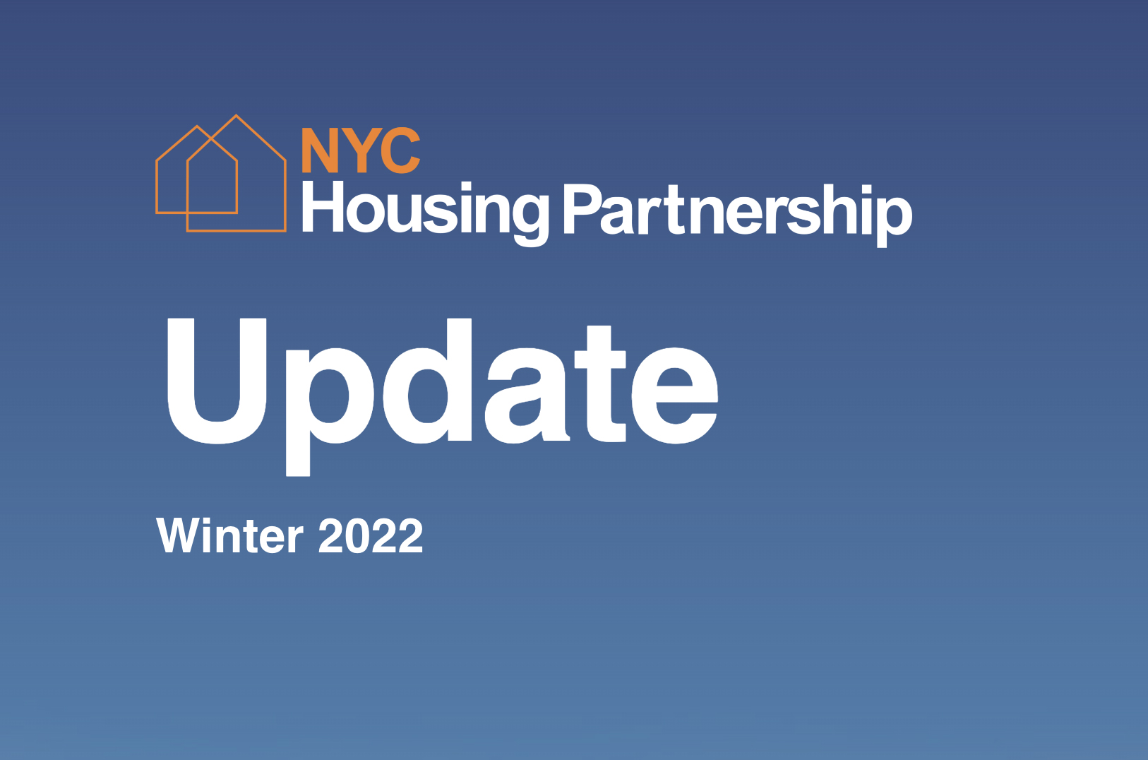 NYC Housing Partnership Update Winter 2022